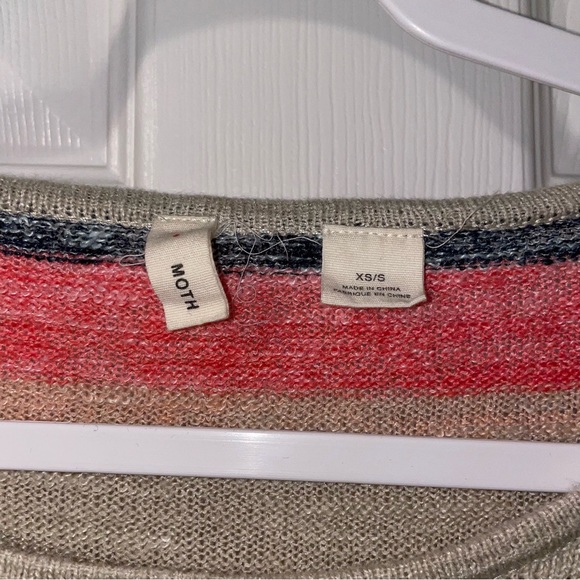 Anthropologie Moth Samedi Boxy Pullover - size XS/S - Picture 4 of 6